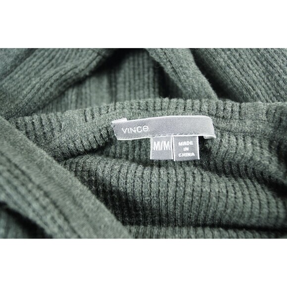 Vince Men’s Small Gray Thermal Hooded Pullover Sweater 100% Cotton Casual Winter - Picture 3 of 13
